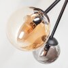 Chehalis Deckenleuchte Glas 10 cm, 12 cm Bernsteinfarben, Rauchfarben, 6-flammig