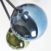 Chehalis Deckenleuchte Glas 12 cm, 15 cm Blau, Grün, Kupferfarben, 6-flammig