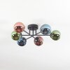 Chehalis Deckenleuchte Glas 12 cm Blau, Grün, Kupferfarben, 6-flammig
