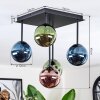 Chehalis Deckenleuchte Glas 12 cm Blau, Grün, Kupferfarben, 5-flammig