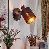 Fallhagen Wandleuchte Schwarz, 1-flammig
