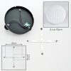 Chehalis Deckenleuchte Glas 12 cm Weiß, 3-flammig