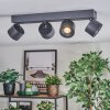 Narel Deckenleuchte LED Schwarz, 4-flammig