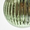 Chehalis Deckenleuchte Glas 12 cm, 15 cm Blau, Grün, Kupferfarben, 6-flammig