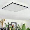 Barullu Deckenpanel LED Schwarz, Weiß, 1-flammig