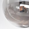 Chehalis Deckenleuchte Glas 12 cm Rauchfarben, 3-flammig