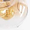Ripoll Hängeleuchte Glas 15 cm, 20 cm Bernsteinfarben, Klar, 6-flammig