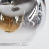 Ripoll Hängeleuchte Glas 15 cm, 20 cm Klar, Rauchfarben, 6-flammig