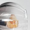 Koyoto Deckenleuchte Glas 15 cm Klar, Rauchfarben, 4-flammig