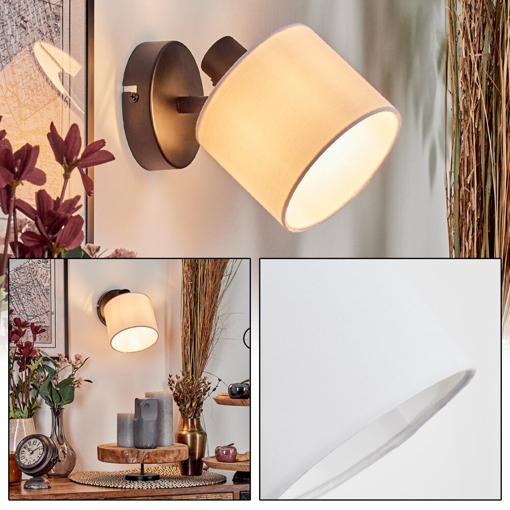 Alsen Wandleuchte Schwarz, 1-flammig main product photo