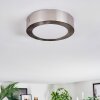 Tavin Deckenleuchte LED Nickel-Matt, 1-flammig