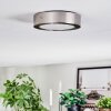 Tavin Deckenleuchte LED Nickel-Matt, 1-flammig