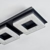 Walon Deckenleuchte LED Schwarz, 1-flammig