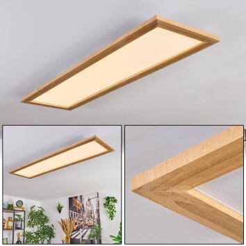 Belan Deckenpanel LED Naturfarben, Weiß, 1-flammig