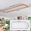 Belan Deckenpanel LED Naturfarben, Weiß, 1-flammig