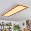Belan Deckenpanel LED Naturfarben, Weiß, 1-flammig, Fernbedienung