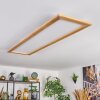 Belan Deckenpanel LED Naturfarben, Weiß, 1-flammig, Fernbedienung