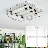 Zamar Deckenleuchte LED Chrom, 3-flammig
