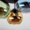 Koyoto Deckenleuchte Glas 15 cm Blau, Gold, Grün, 3-flammig