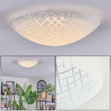 Gravli Deckenleuchte LED Weiß, 1-flammig
