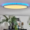 Zuren Deckenpanel LED Weiß, 1-flammig, Farbwechsler
