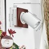 Dalan Wandleuchte LED Naturfarben, Weiß, 1-flammig