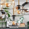 Koyoto Deckenleuchte Glas 15 cm Gold, Schwarz, 5-flammig