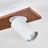 Dalan Deckenleuchte LED Naturfarben, Weiß, 3-flammig
