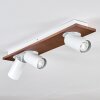 Dalan Deckenleuchte LED Naturfarben, Weiß, 3-flammig