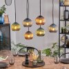 Koyoto Hängeleuchte Glas 15 cm Rauchfarben, 6-flammig