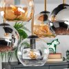 Koyoto Deckenleuchte Glas 15 cm Gold, Schwarz, 5-flammig