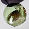 Koyoto Deckenleuchte Glas 15 cm Blau, Grün, Kupferfarben, 3-flammig