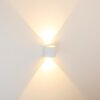 Außenwandleuchte Mora LED Weiß, 2-flammig