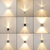 Außenwandleuchte Mora LED Weiß, 2-flammig