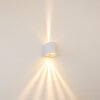 Außenwandleuchte Mora LED Weiß, 2-flammig