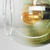 Koyoto Deckenleuchte Glas 15 cm Blau, Gold, Grün, Klar, Kupferfarben, 4-flammig
