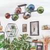Gastor Deckenleuchte Glas 15 cm Blau, Chrom, Grün, Kupferfarben, Rauchfarben, 10-flammig