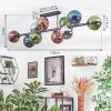 Gastor Deckenleuchte Glas 15 cm Blau, Chrom, Grün, Kupferfarben, Rauchfarben, 10-flammig