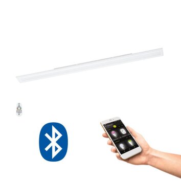 Eglo Leuchten SALOBRENA-C Deckenpanel LED Weiß, 1-flammig, Fernbedienung, Farbwechsler