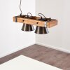 Oksbol Pendelleuchte Holz dunkel, Schwarz, 2-flammig Oksbol Pendelleuchte Holz dunkel, Schwarz, 2-flammig