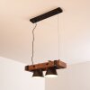 Oksbol Pendelleuchte Holz dunkel, Schwarz, 2-flammig Oksbol Pendelleuchte Holz dunkel, Schwarz, 2-flammig