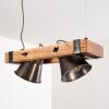 Oksbol Pendelleuchte Holz dunkel, Schwarz, 2-flammig Oksbol Pendelleuchte Holz dunkel, Schwarz, 2-flammig