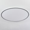 Champa Deckenpanel LED Silber, 1-flammig, Fernbedienung