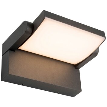 AEG Grady Außenwandleuchte LED Anthrazit, 1-flammig
