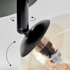 Chehalis Deckenleuchte Glas 15 cm Bernsteinfarben, 3-flammig