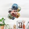 Ripoll Deckenleuchte Glas 15 cm Gold, Schwarz, 8-flammig