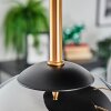 Koyoto Deckenleuchte Glas 15 cm Messing, Schwarz, 5-flammig