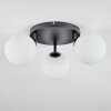 Chehalis Deckenleuchte Glas 15 cm Weiß, 3-flammig