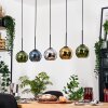 Koyoto Hängeleuchte Glas 15 cm Naturfarben, Schwarz, 5-flammig