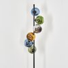 Koyoto Stehleuchte Glas 15 cm Blau, Chrom, Gold, Grün, Rauchfarben, 6-flammig